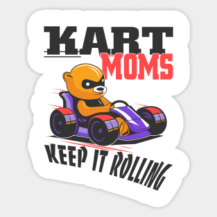 Kart Moms Sticker